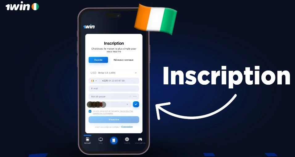 Inscription 1Win.